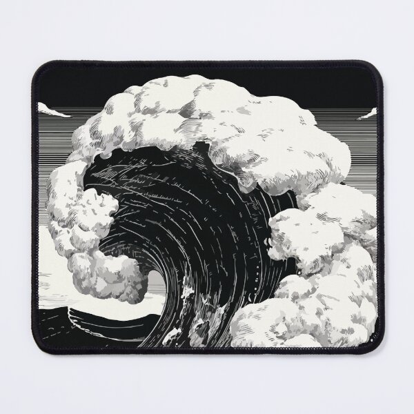 Item preview, Great epic power wave tsunami on sea with white foam 127sm designed and sold by 127sm.
