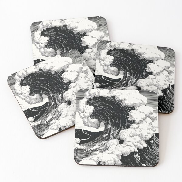 Item preview, Great epic power wave tsunami on sea with white foam 127sm designed and sold by 127sm.
