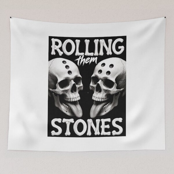 Item preview, Rolling Them Stones Print designed and sold by Lichentroupe63.