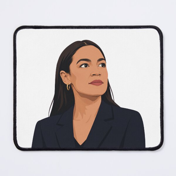 Item preview, Alexandria Ocasio-Cortez Vector Portrait designed and sold by Owcomm.