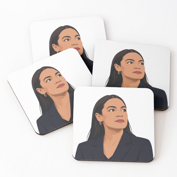 Item preview, Alexandria Ocasio-Cortez Vector Portrait designed and sold by Owcomm.