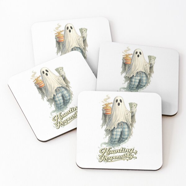 Item preview, Haunting Responsibly Ghost designed and sold by jgvisualarts.