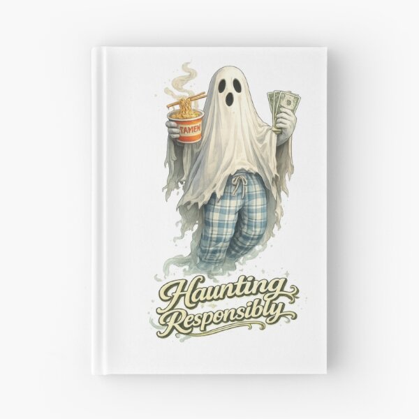 Item preview, Haunting Responsibly Ghost designed and sold by jgvisualarts.