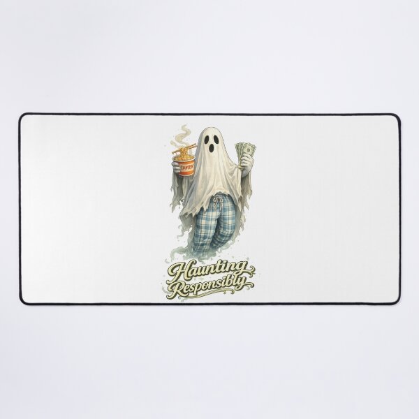Item preview, Haunting Responsibly Ghost designed and sold by jgvisualarts.