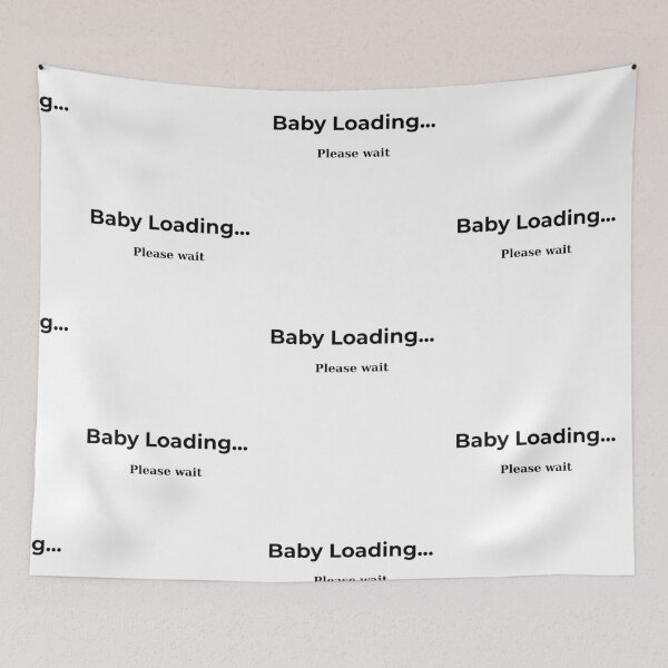 Item preview, Baby Loading Please Wait Funny Pregnancy Announcement Shirt Cute Gift for New Mom Dad 2026 designed and sold by Byarasstudio.