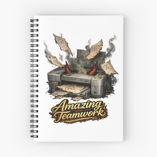 Item preview, Amazing Teamwork Printer Art designed and sold by jgvisualarts.