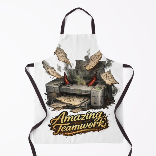 Item preview, Amazing Teamwork Printer Art designed and sold by jgvisualarts.