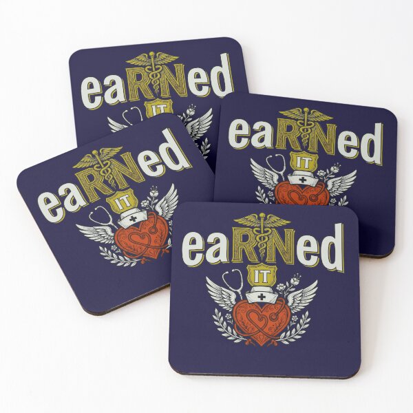 Item preview, eaRNed It RN Graduation Design – Registered Nurse Nursing School Graduate designed and sold by YarsEingr.