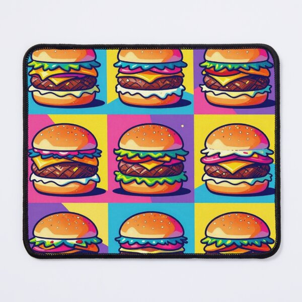 Item preview, Burgers in Pop Art Style designed and sold by Simplybe1.