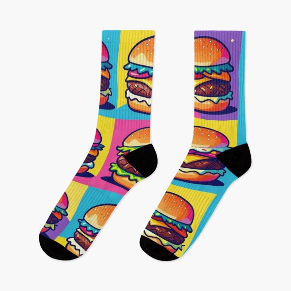 Item preview, Burgers in Pop Art Style designed and sold by Simplybe1.