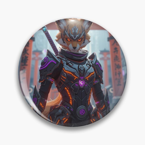 Item preview, warrior fox design, 3D anime style designed and sold by geekmania48.