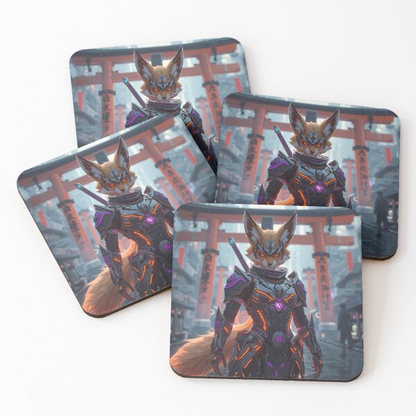 Item preview, warrior fox design, 3D anime style designed and sold by geekmania48.