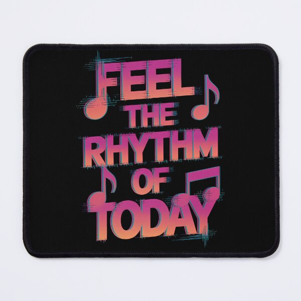 Item preview, Feel the Rhythm of Today – Glitch Music Energy designed and sold by Art-Arcade6.