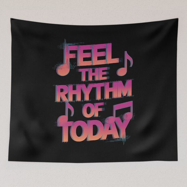 Item preview, Feel the Rhythm of Today – Glitch Music Energy designed and sold by Art-Arcade6.