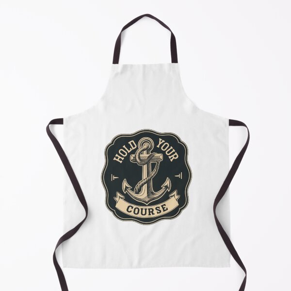 Item preview, Nautical Anchor Hold Your Course Motivational Quote designed and sold by FWLKIT.