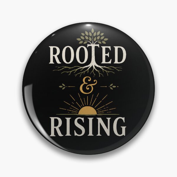 Item preview, Rooted and Rising Tree of Growth Typography. dark background designed and sold by FusiTink.