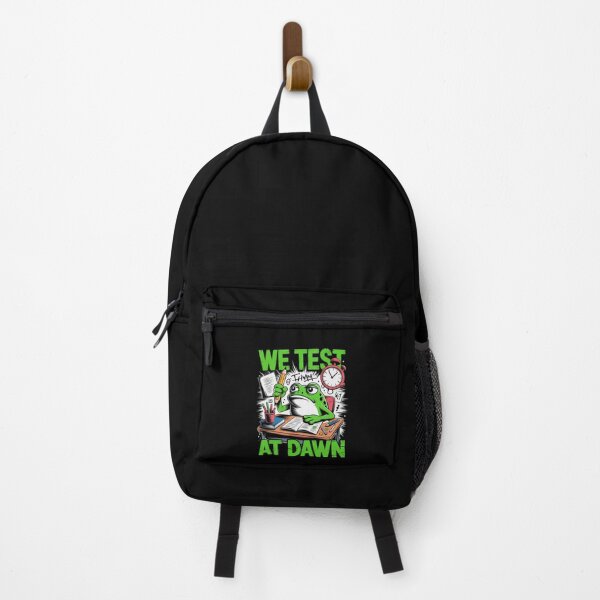 Item preview, We Test At Dawn Funny Frog Test Day   designed and sold by Naitsebas.