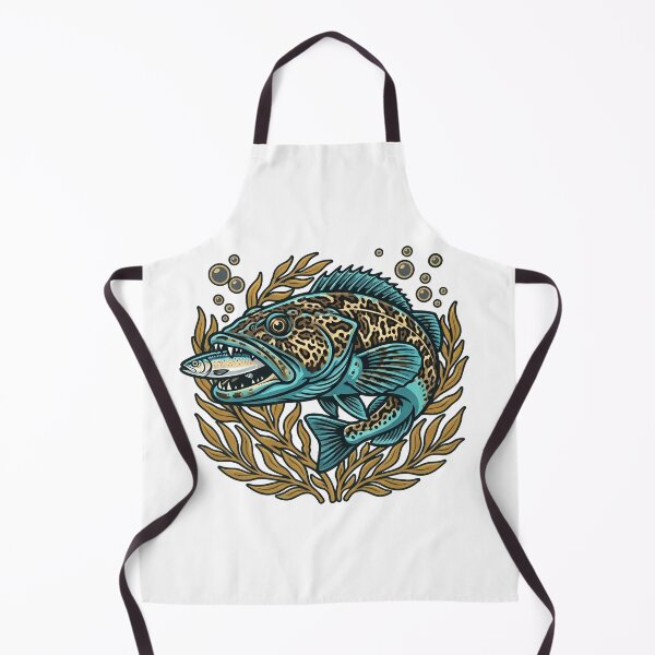 Item preview, Blue Lingcod Fish Pacific Northwest Saltwater Fishing  designed and sold by Eh Plus Designs.