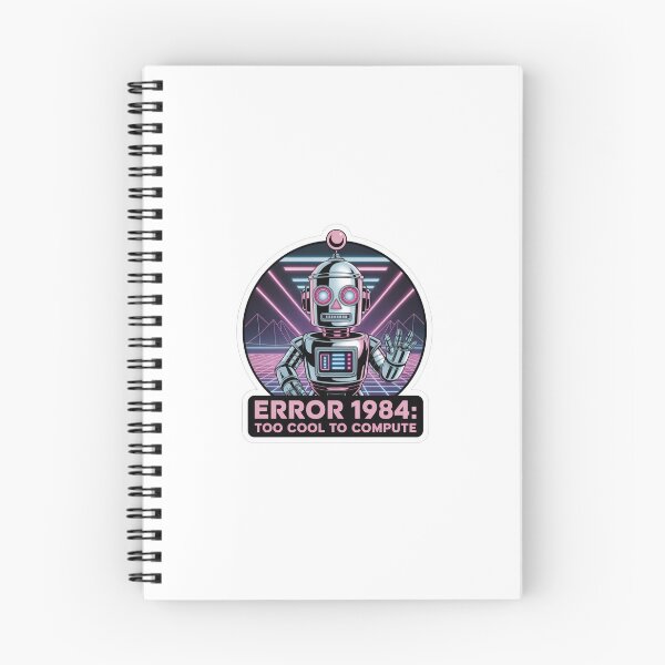 Item preview, Retro Robot ERROR 1984: Too Cool To Compute designed and sold by CosyCush.