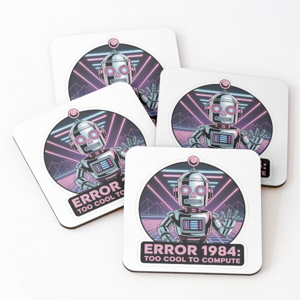 Item preview, Retro Robot ERROR 1984: Too Cool To Compute designed and sold by CosyCush.