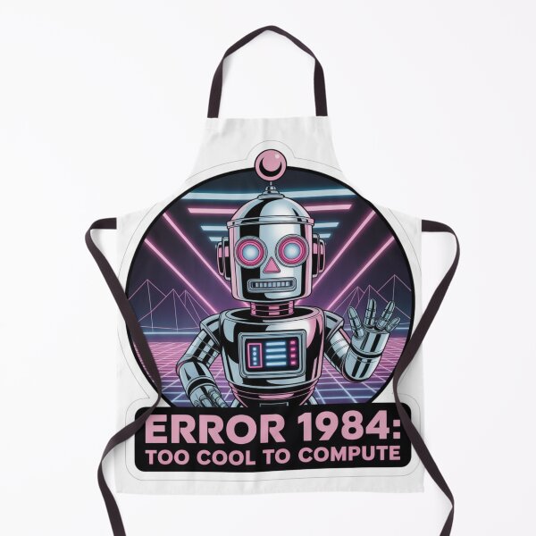 Item preview, Retro Robot ERROR 1984: Too Cool To Compute designed and sold by CosyCush.