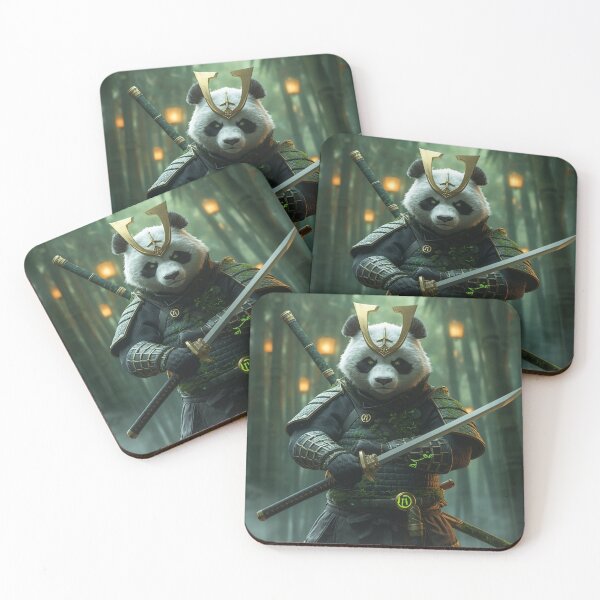 Item preview, 3D anime style samurai panda design designed and sold by geekmania48.