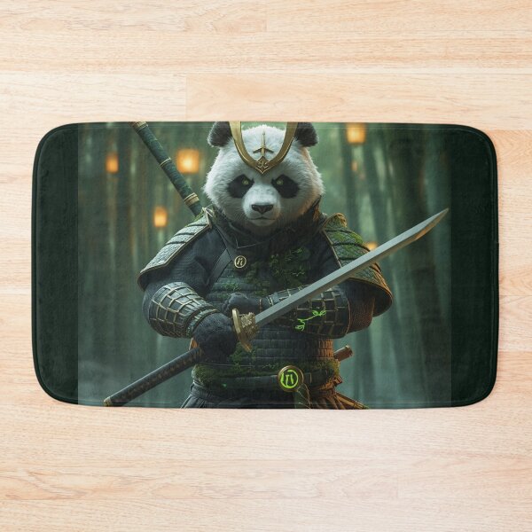 Item preview, 3D anime style samurai panda design designed and sold by geekmania48.