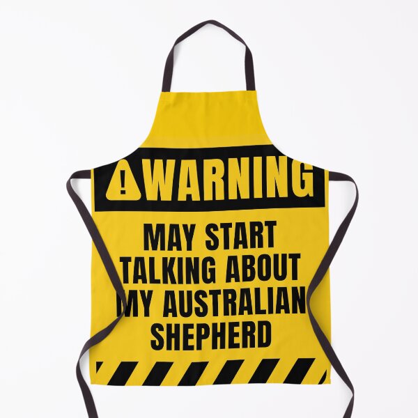 Item preview, Australian Shepherd Owner Warning Sign, Aussie Dog Lover designed and sold by MaryAller.