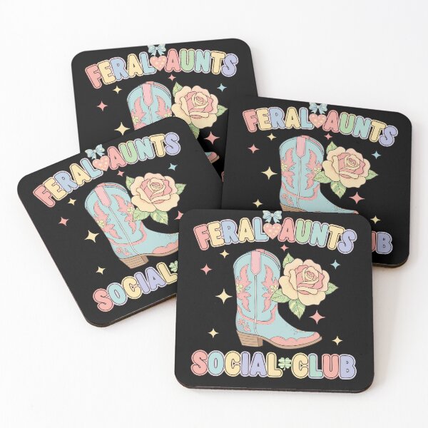 Item preview, Gender reveal Feral Aunts Social Club Mom Dad designed and sold by LuminOrb.
