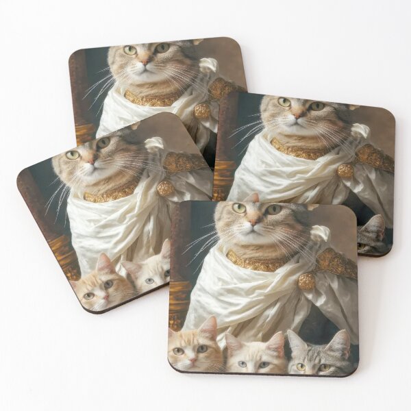 Item preview, The Royal Feline Court, Mother Queen and Her Three Heirs designed and sold by Cerafus.