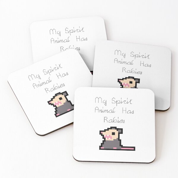 Item preview, My Spirit Animal Has Rabies  designed and sold by Holly’s Hobby Haven.