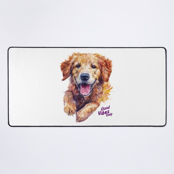 Item preview, Golden Retriever Smile Good Vibes Cute Dog Sticker Shirt Gift Idea designed and sold by olenapetol.