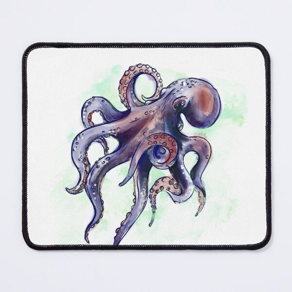 Item preview, Octopus painting designed and sold by Scattered Mind Designs: Consistency is hell. .