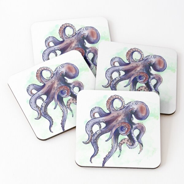 Artikelvorschau, Oktopus-Gemälde entworfen und verkauft von Scattered Mind Designs: Consistency is hell. .