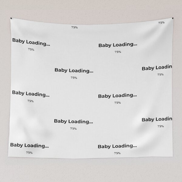 Item preview, Baby Loading 75% Funny Pregnancy Announcement Shirt Cute Gift for New Mom Dad 2026 designed and sold by Byarasstudio.