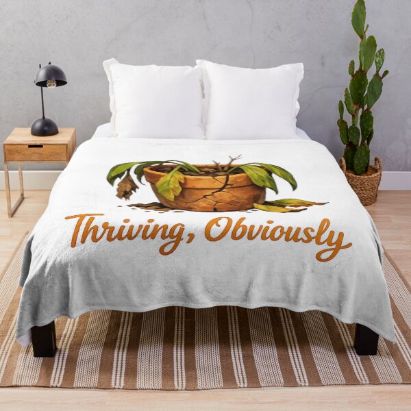 Item preview, hriving Obviously Wilted Plant Humor designed and sold by jgvisualarts.