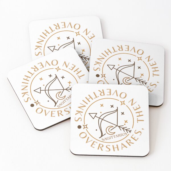 Item preview, Sagittarius - overshares, then overthinks designed and sold by Moonela.