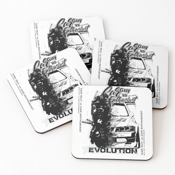 Item preview, Car Guy vs Car Enthusiast - Silhouette EVO Black designed and sold by Car Guy "vs" Car Enthusiast Fashion est.2026.