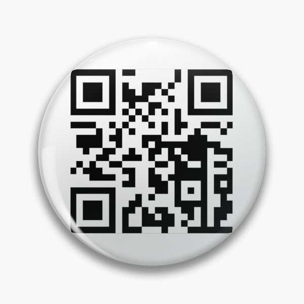 Aperçu de l'œuvre Code QR Rick Roll créée et vendue par Holly’s Hobby Haven.