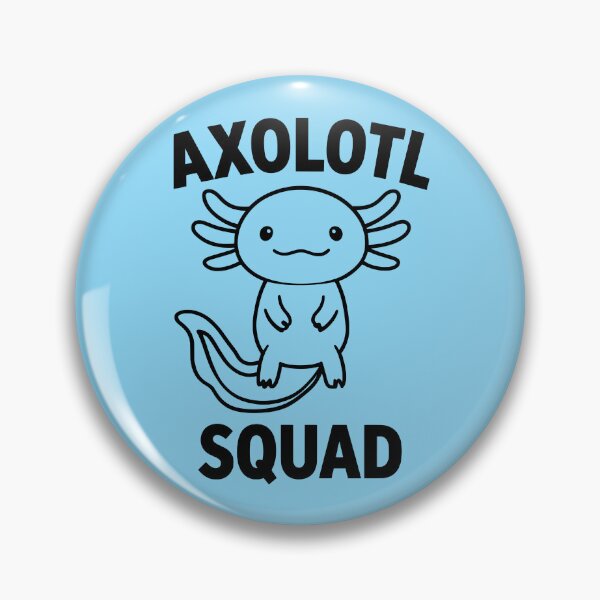 Item preview, Happy Axolotl Squad Minimalist Tadpole cute mexican salamander black and blue - HD ONLINE STORE designed and sold by bard-art.