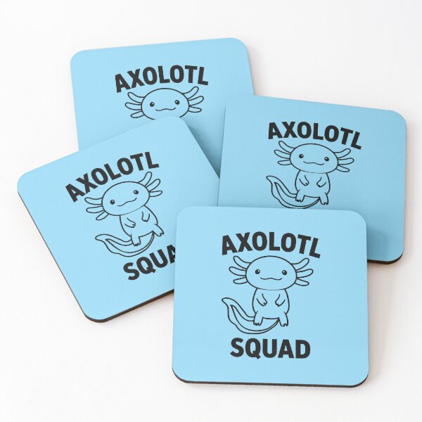 Item preview, Happy Axolotl Squad Minimalist Tadpole cute mexican salamander black and blue - HD ONLINE STORE designed and sold by bard-art.
