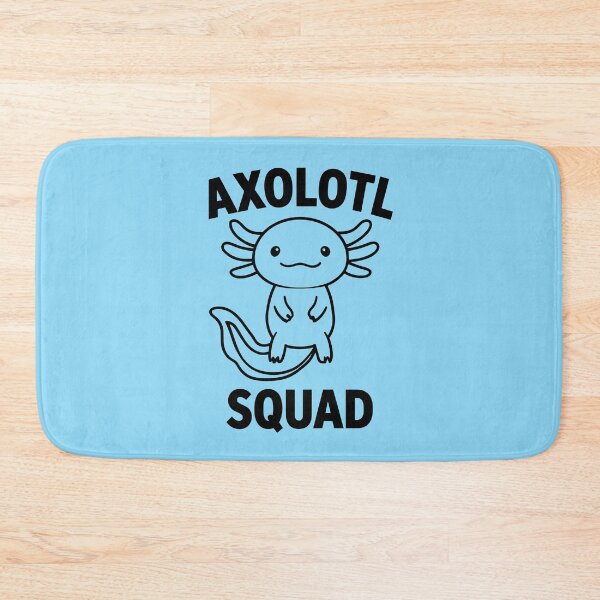 Item preview, Happy Axolotl Squad Minimalist Tadpole cute mexican salamander black and blue - HD ONLINE STORE designed and sold by bard-art.