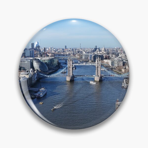 Item preview, Tower Bridge, the Shard, Walkie Talkie, Gherkin and the city of London designed and sold by Drone Filming Hertfordshire.