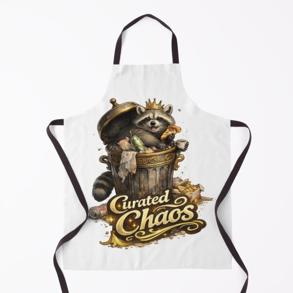 Item preview, Curated Chaos Raccoon Trash King designed and sold by jgvisualarts.