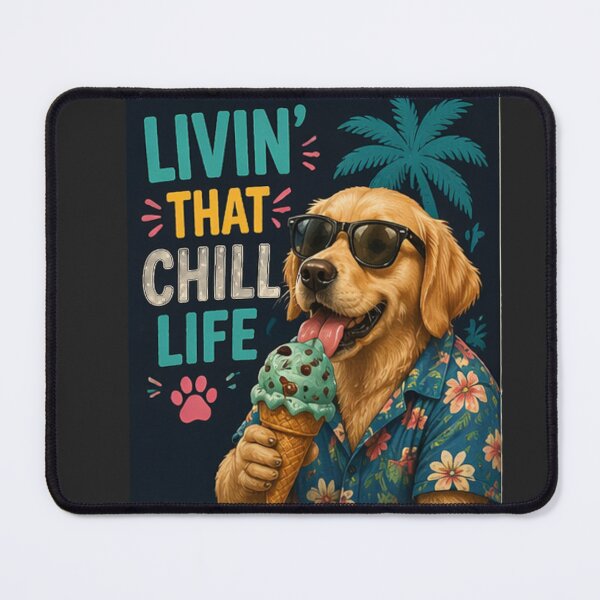 Item preview, Chill Vibes Dog designed and sold by PoojaArtLab.