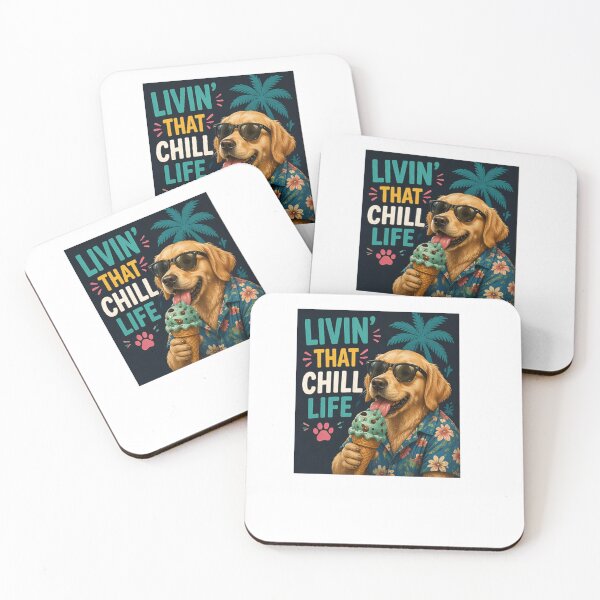 Item preview, Chill Vibes Dog designed and sold by PoojaArtLab.