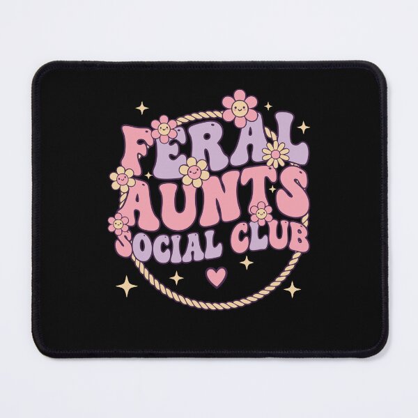 Item preview, Gender Reveal Feral Aunts Social Club Team Pink designed and sold by LuminOrb.