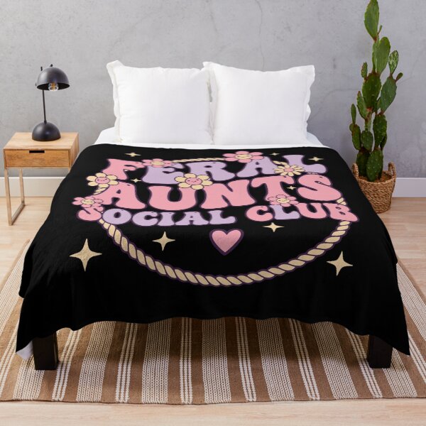 Item preview, Gender Reveal Feral Aunts Social Club Team Pink designed and sold by LuminOrb.
