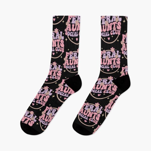 Item preview, Gender Reveal Feral Aunts Social Club Team Pink designed and sold by LuminOrb.