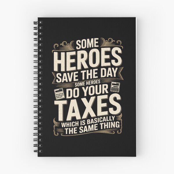 Item preview, Some Heroes Do Your Taxes Funny Accountant Gift designed and sold by Say It With Ink.
